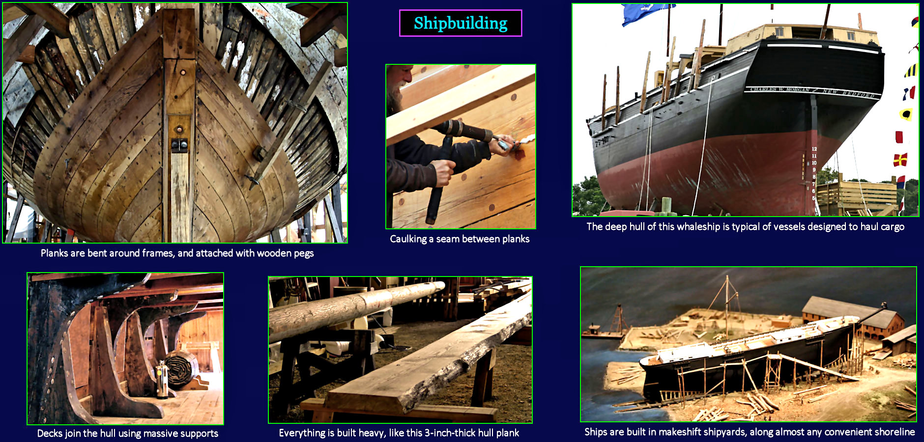 Whaling ships, 1850s